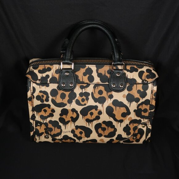 ULTRA RARE | Vintage Coach | Gary Baseman Collection | designer satchel | NEW - Picture 2 of 7